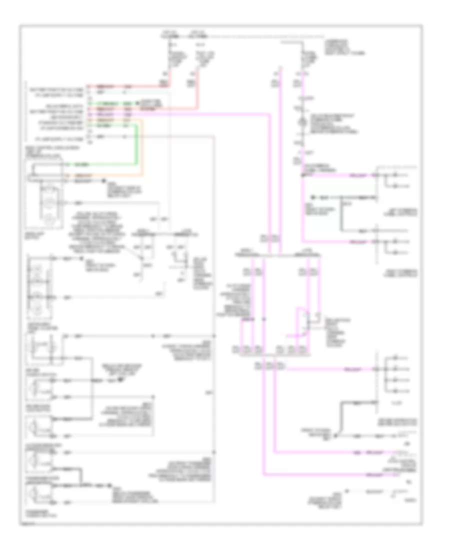 Instrument Illumination Wiring Diagram for Chevrolet Monte Carlo SS 2006