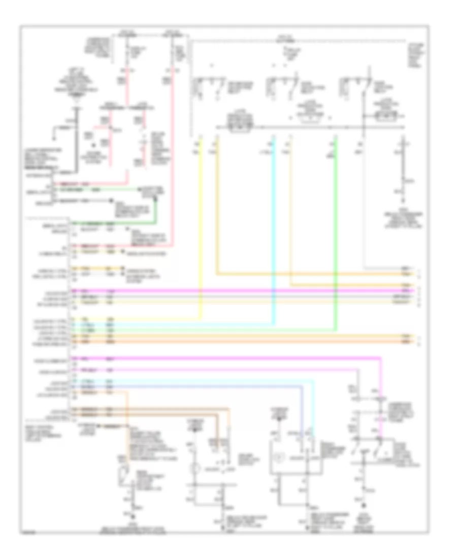 Power Door Locks Wiring Diagram 1 of 2 for Chevrolet Monte Carlo SS 2006