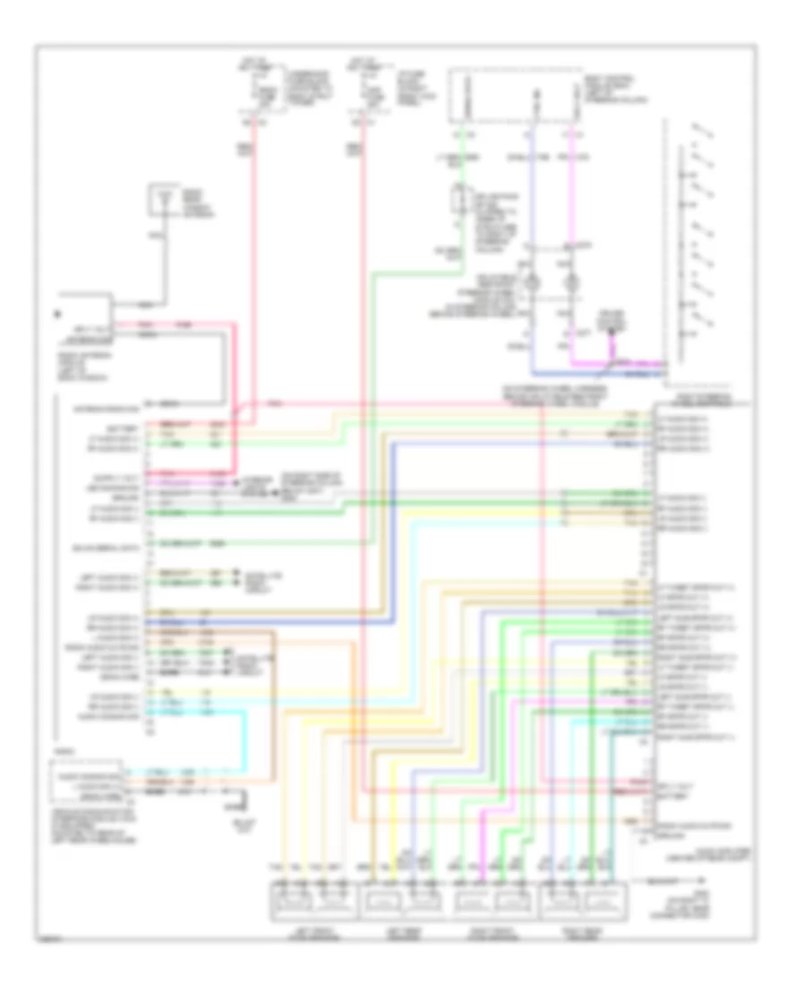 Radio Wiring Diagram with Amplifier for Chevrolet Monte Carlo SS 2006