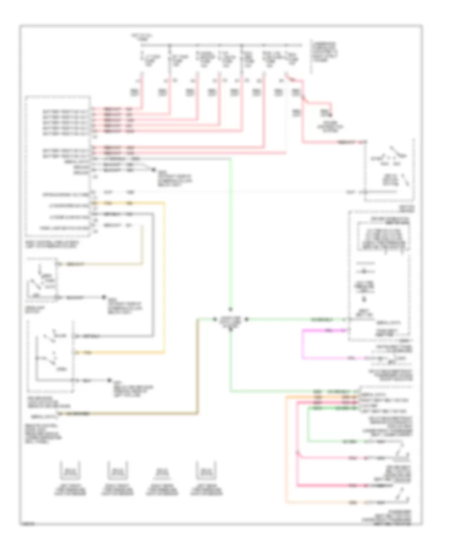 Warning Systems Wiring Diagram for Chevrolet Monte Carlo SS 2006