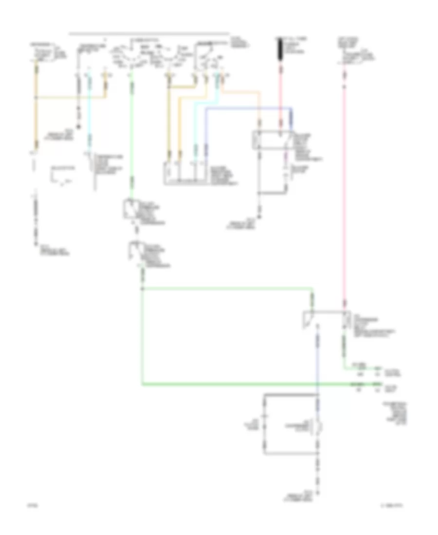 2 2L VIN 4 Air Conditioning Wiring Diagrams for Chevrolet S10 Pickup 1995