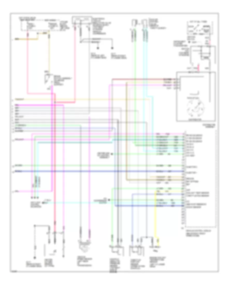 4.3L (VIN Z), Engine Performance Wiring Diagrams, with VCM (2 of 2) for Chevrolet S10 Pickup 1995