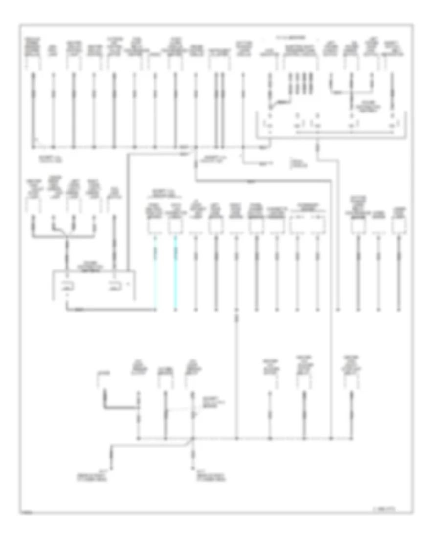 Ground Distribution Wiring Diagram 2 of 2 for Chevrolet S10 Pickup 1995
