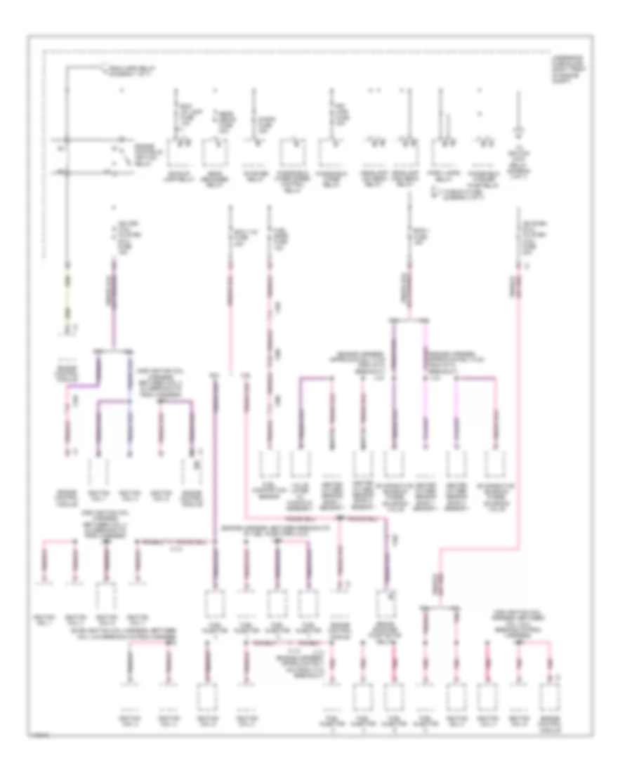 Power Distribution Wiring Diagram (2 of 7) for Chevrolet Caprice PPV 2013