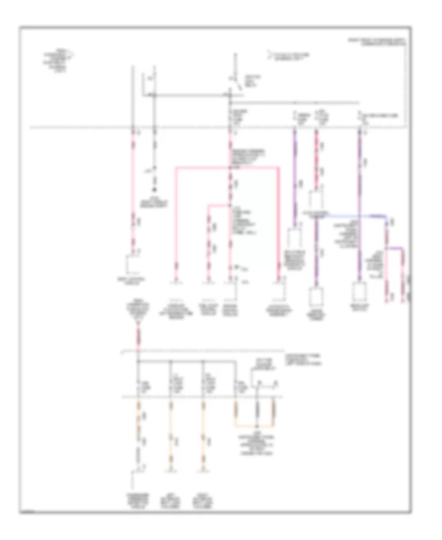 Power Distribution Wiring Diagram (3 of 7) for Chevrolet Caprice PPV 2013