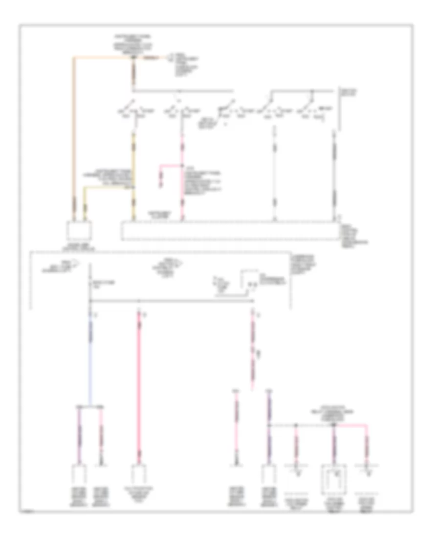 Power Distribution Wiring Diagram (4 of 7) for Chevrolet Caprice PPV 2013