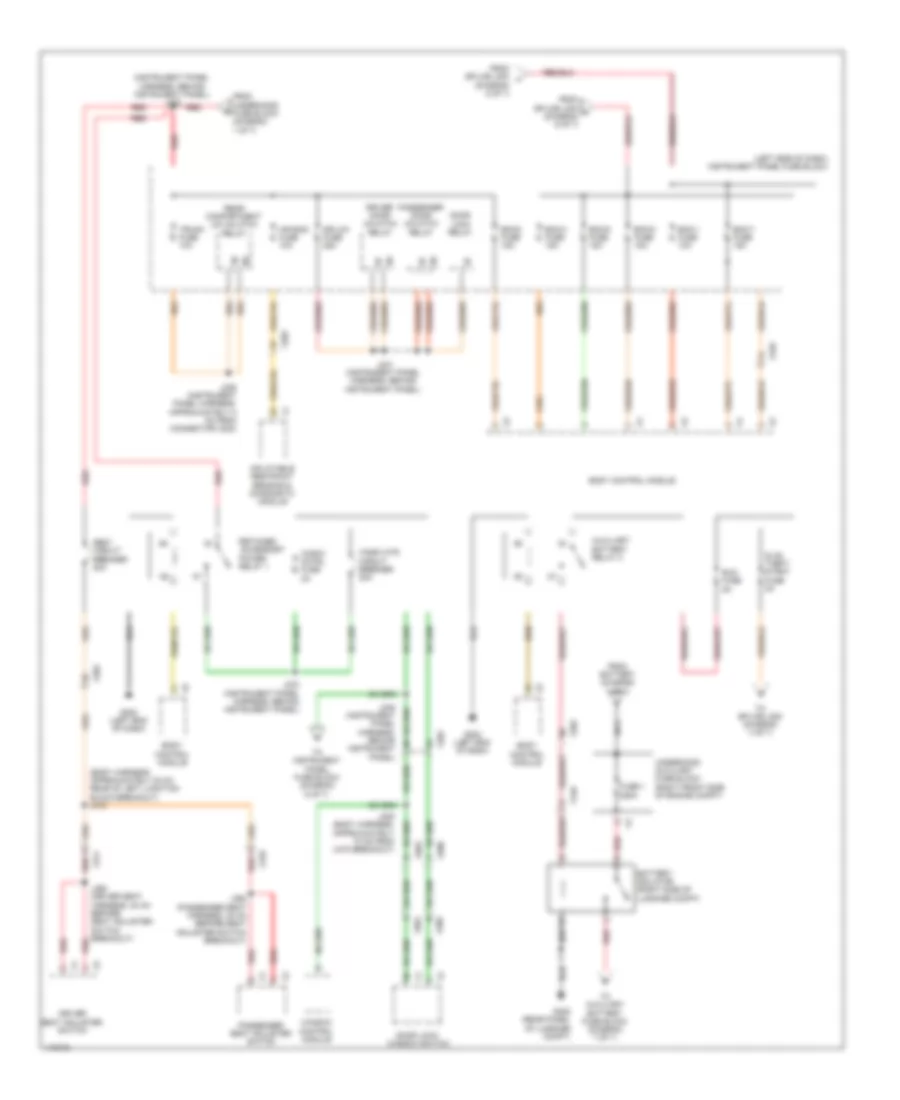 Power Distribution Wiring Diagram (5 of 7) for Chevrolet Caprice PPV 2013