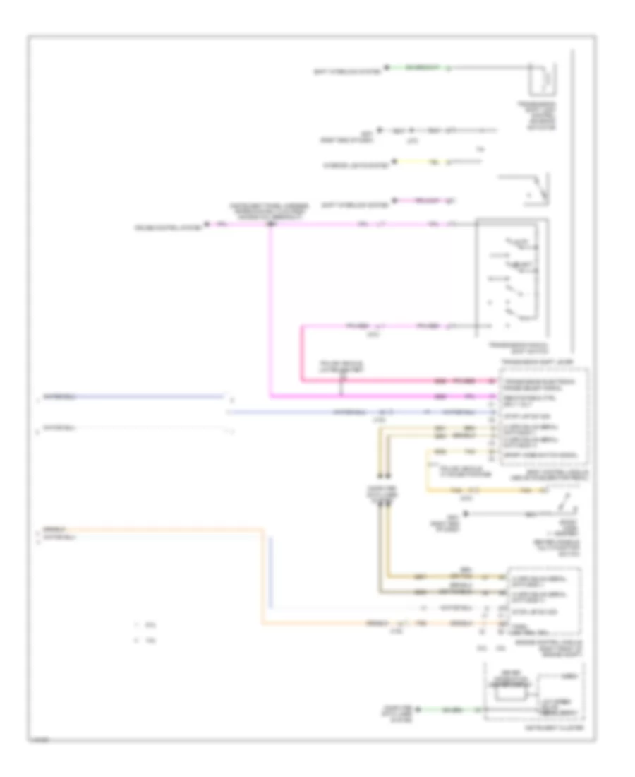 Transmission Wiring Diagram (2 of 2) for Chevrolet Caprice PPV 2013