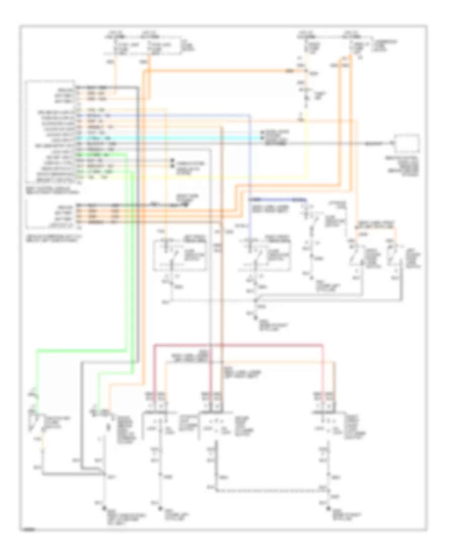 Forced Entry Wiring Diagram for Chevrolet Venture 2002