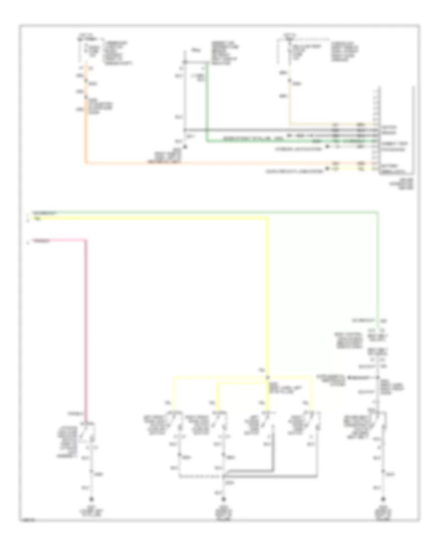 Instrument Cluster Wiring Diagram 2 of 2 for Chevrolet Venture 2002