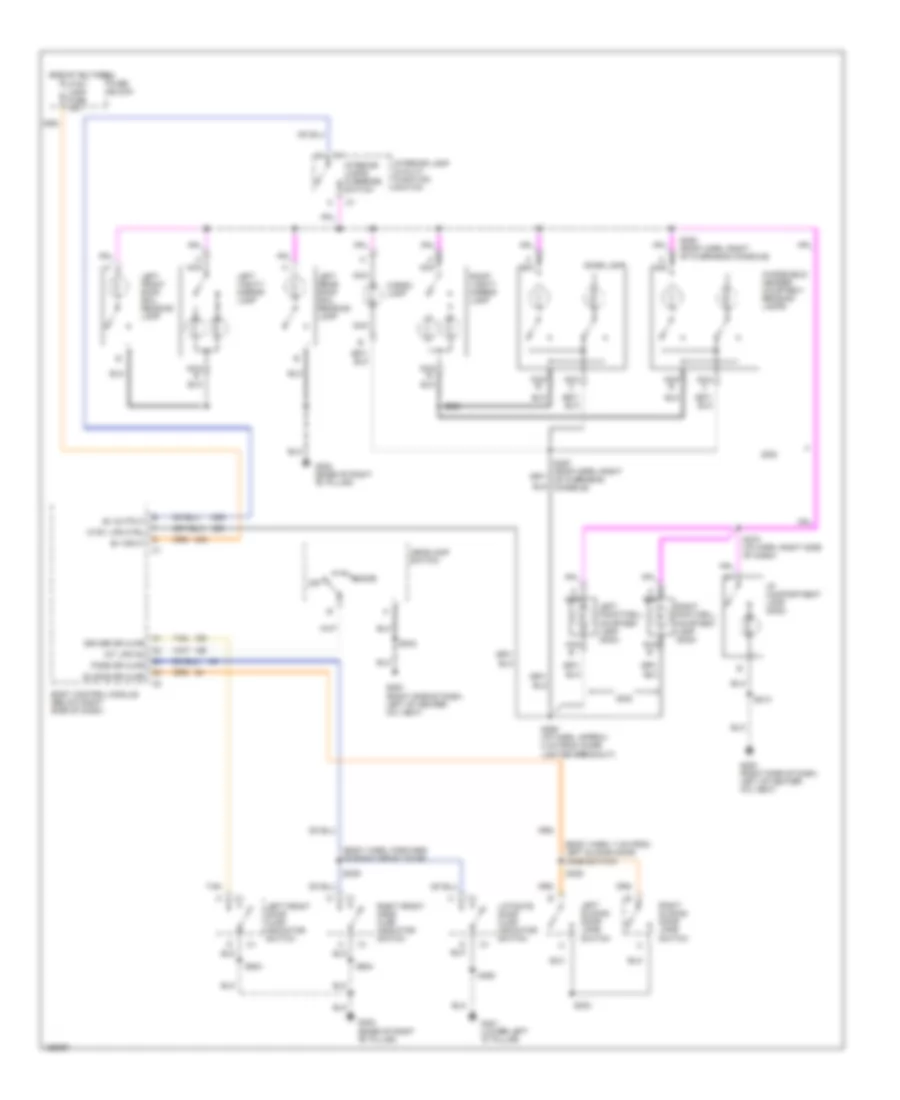 Courtesy Lamps Wiring Diagram for Chevrolet Venture 2002