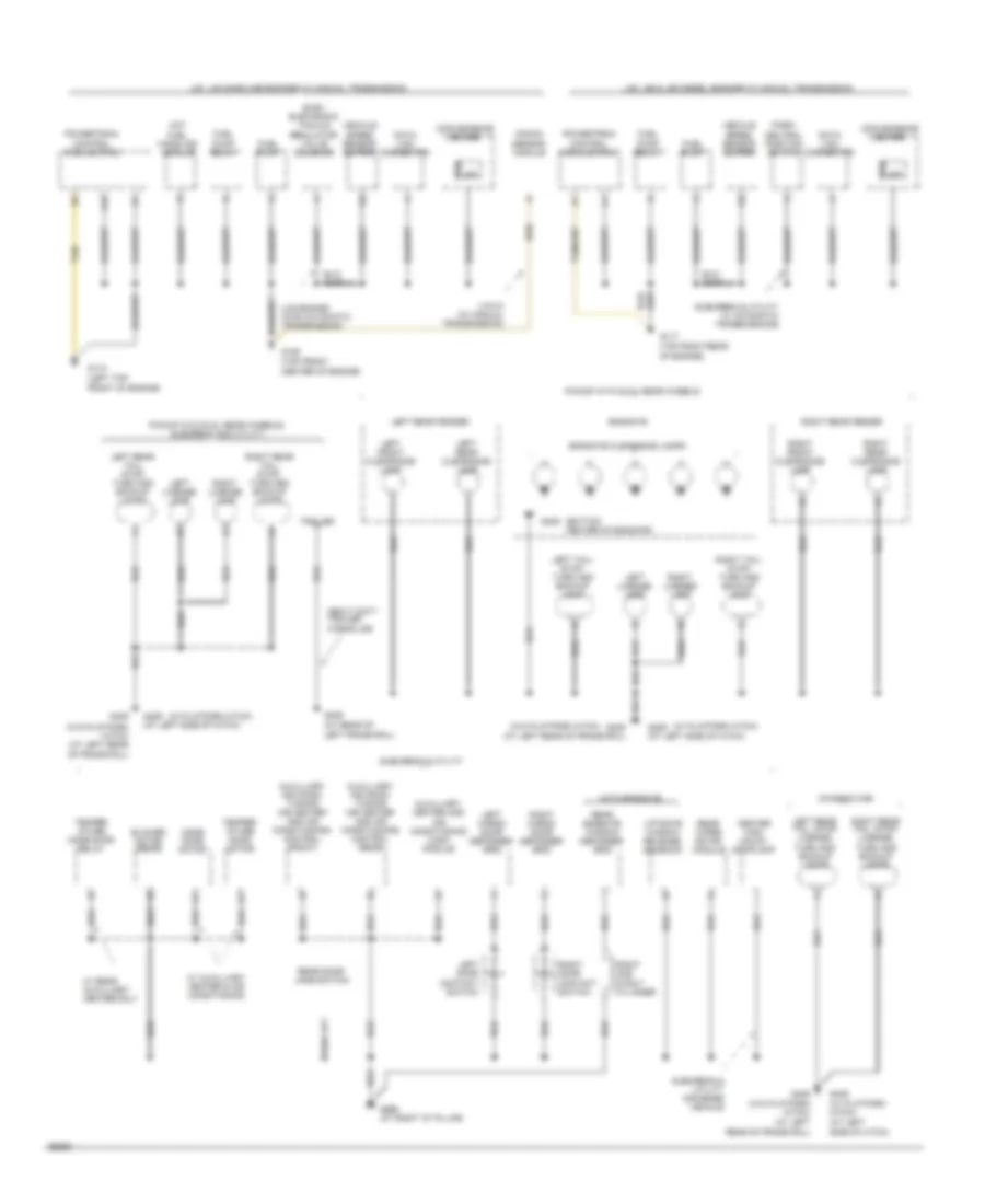Ground Distribution Wiring Diagram 3 of 3 for Chevrolet CHD 1994 3500