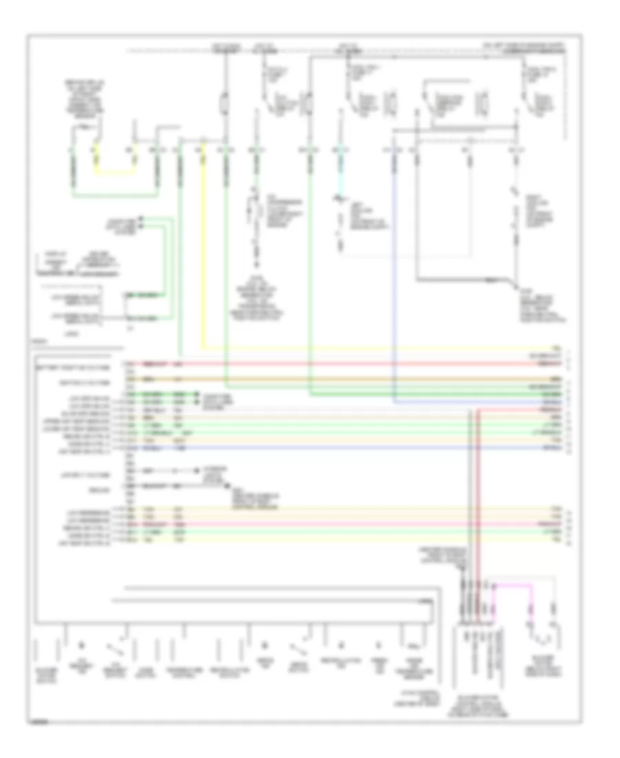 Automatic AC Wiring Diagram (1 of 2) for Chevrolet Malibu SS 2007