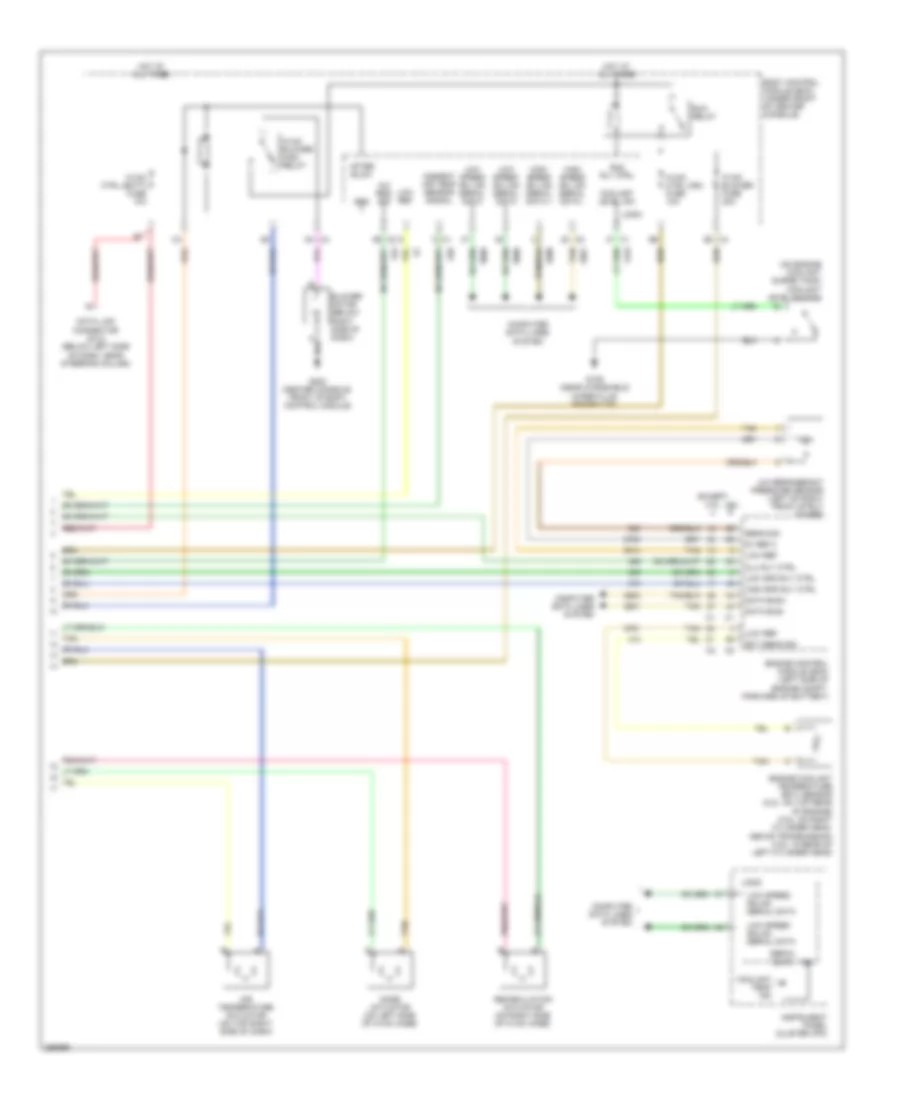 Manual A C Wiring Diagram 2 of 2 for Chevrolet Malibu SS 2007