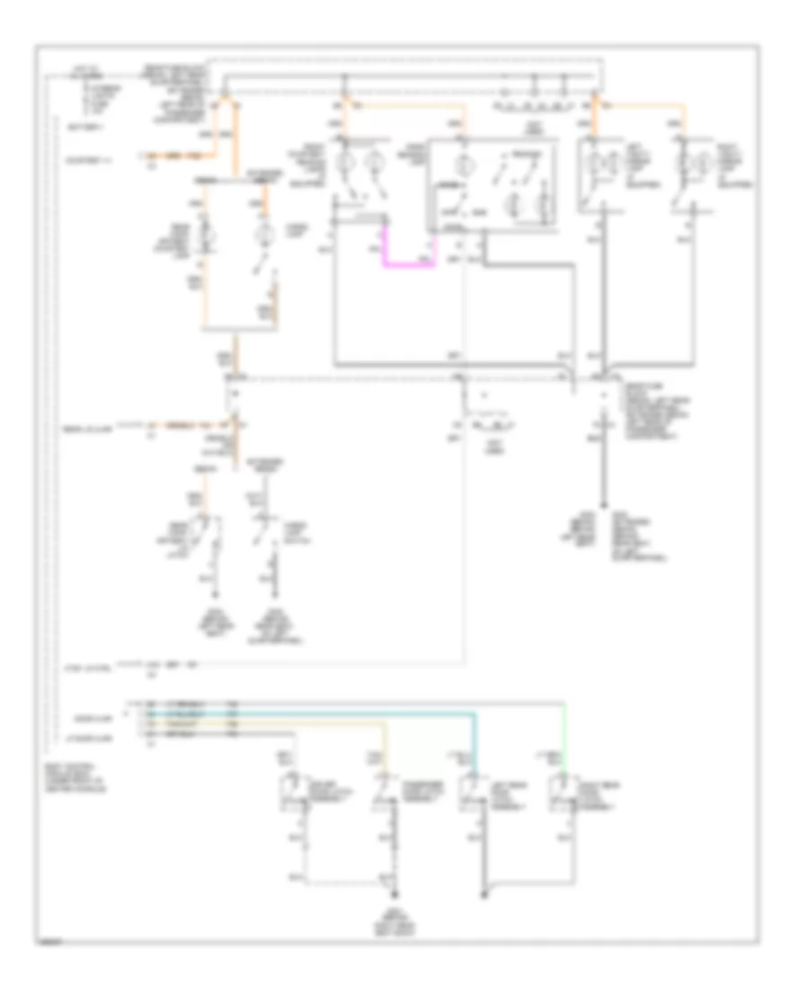 Courtesy Lamps Wiring Diagram for Chevrolet Malibu SS 2007