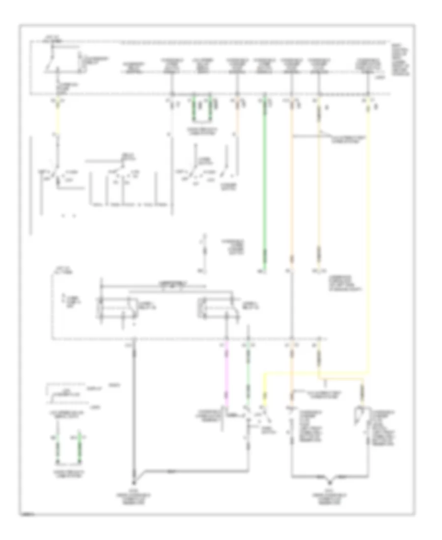 Front Wiper Washer Wiring Diagram for Chevrolet Malibu SS 2007