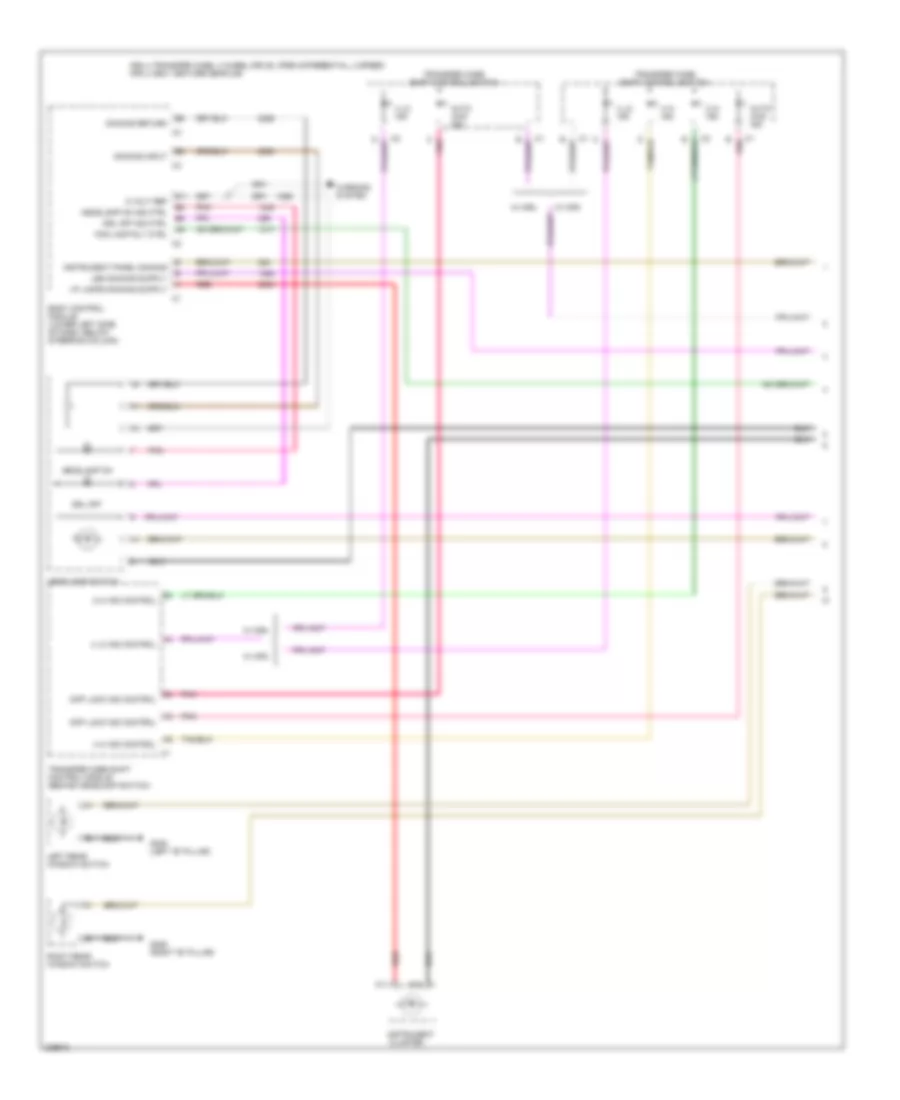 Instrument Illumination Wiring Diagram (1 of 3) for Chevrolet Avalanche 1500 2006