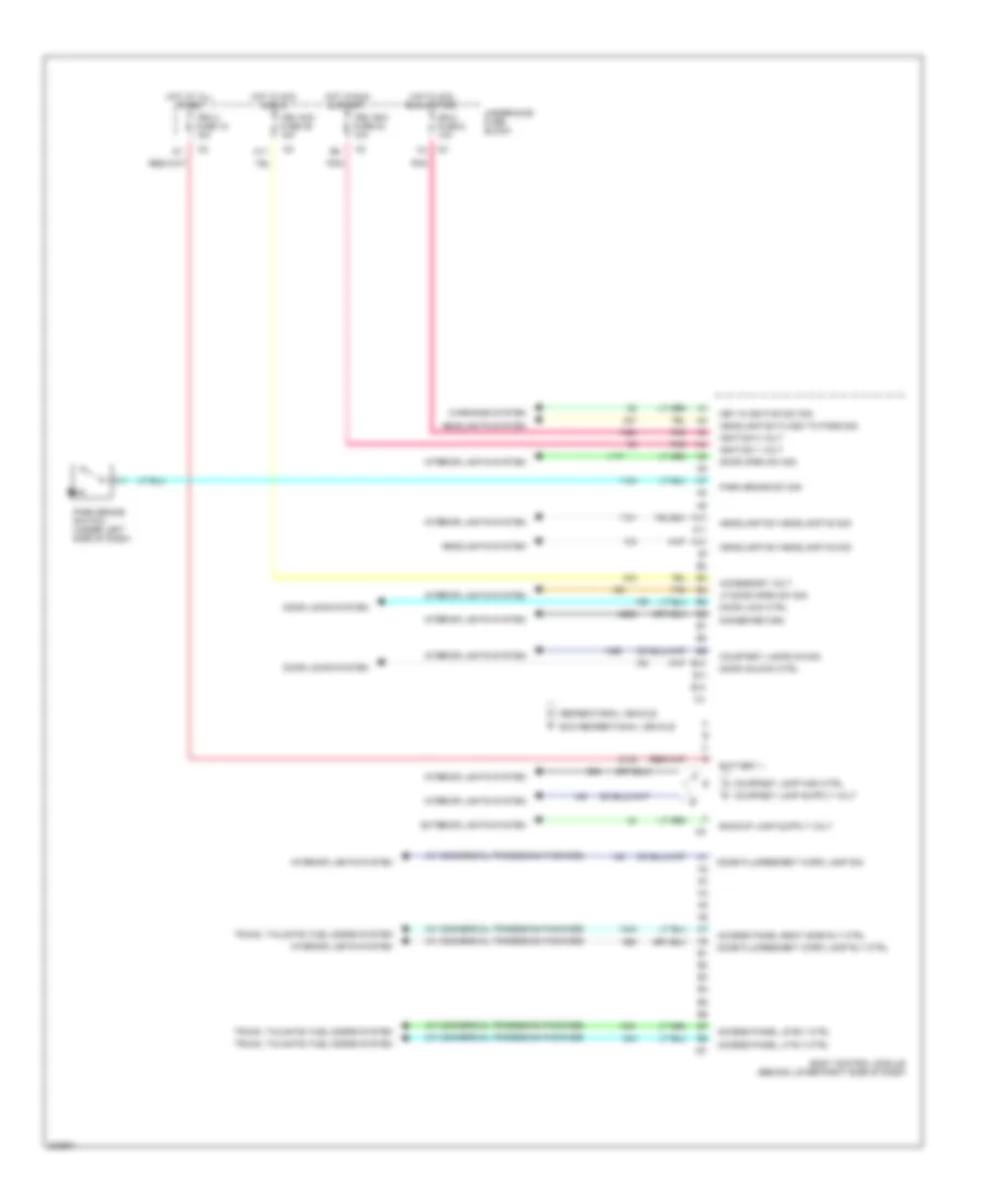 Body Control Modules Wiring Diagram 2 of 2 for Chevrolet Chevy Express G2005 1500