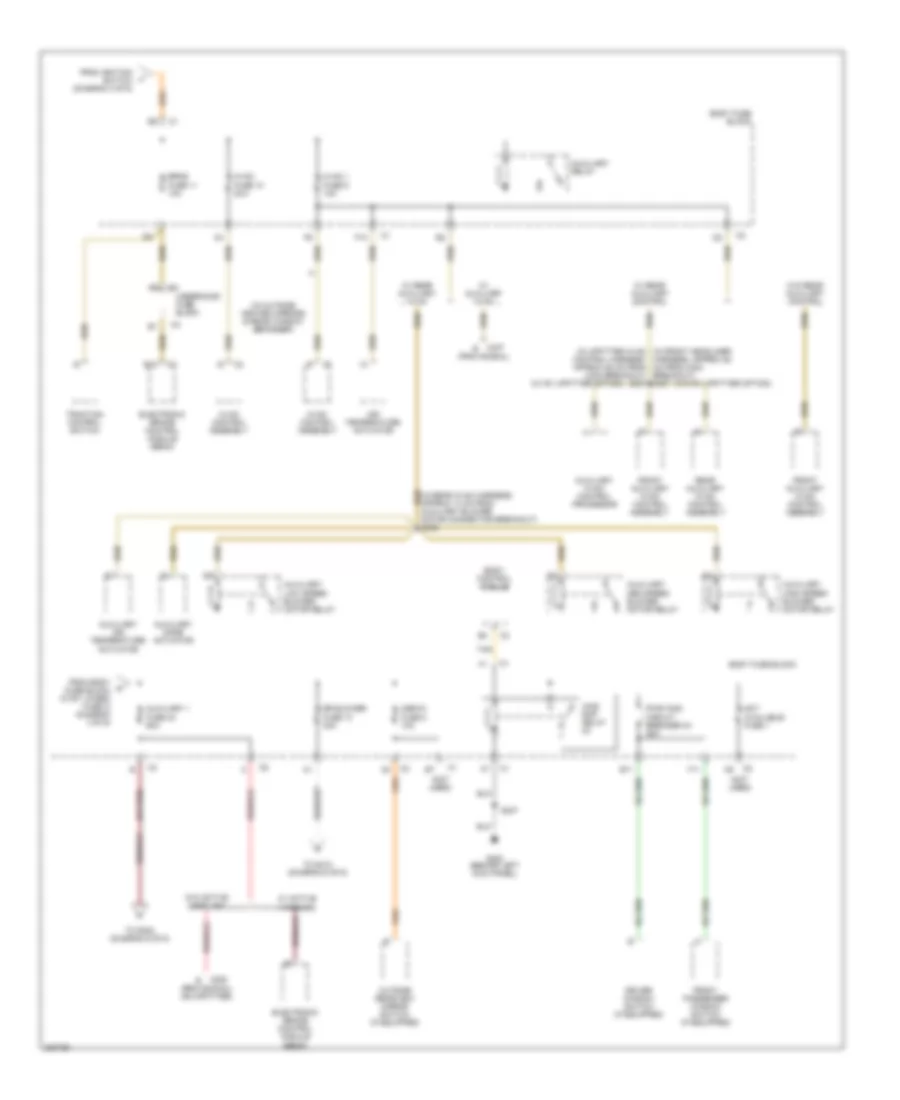 Power Distribution Wiring Diagram (5 of 6) for Chevrolet Chevy Express G1500 2005