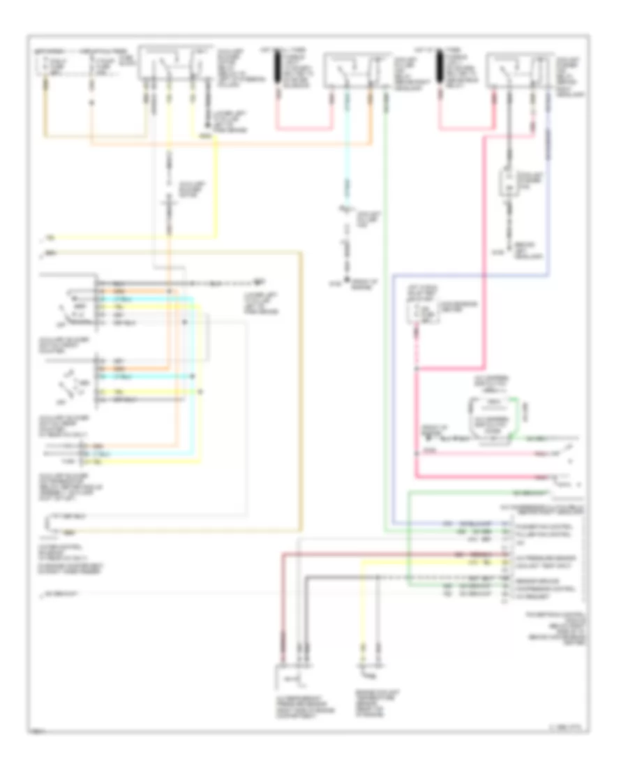 Air Conditioning Wiring Diagrams (2 of 2) for Chevrolet Lumina APV 1996