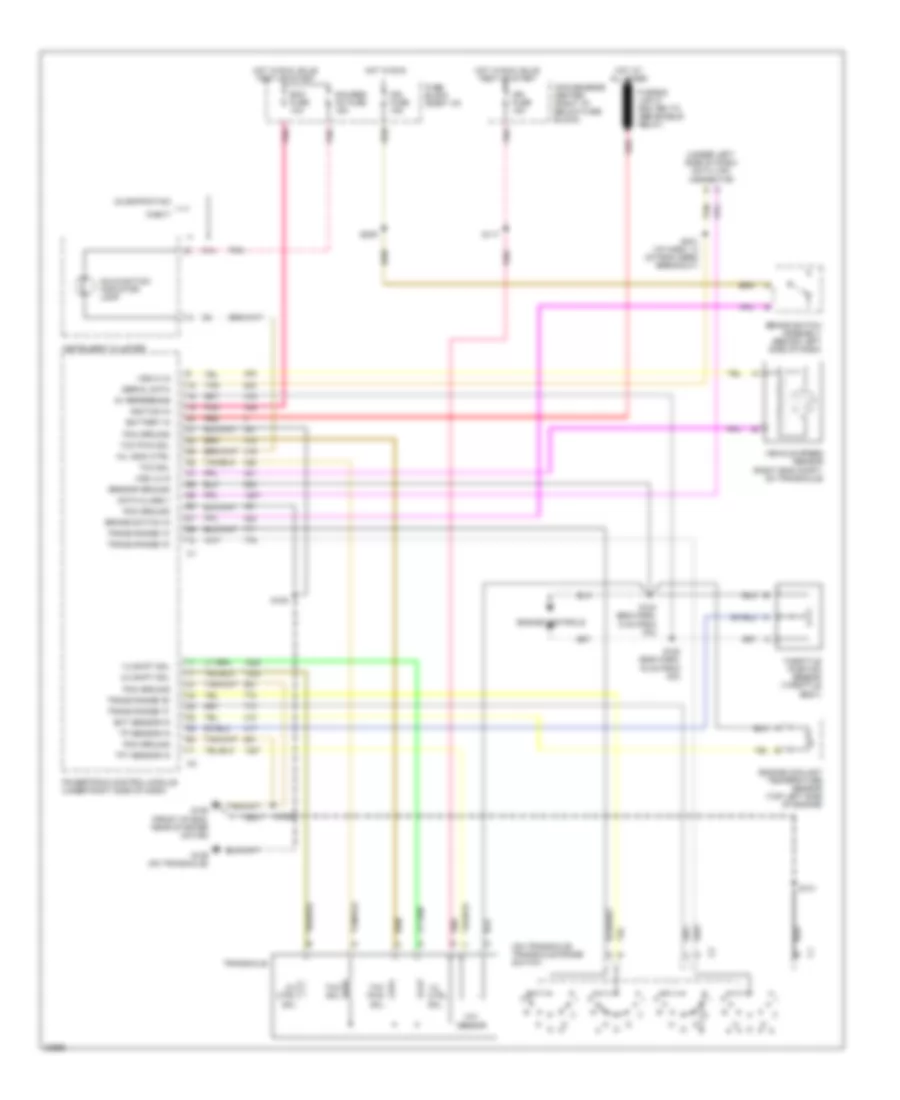 3 4L VIN E Transmission Wiring Diagram for Chevrolet Lumina APV 1996