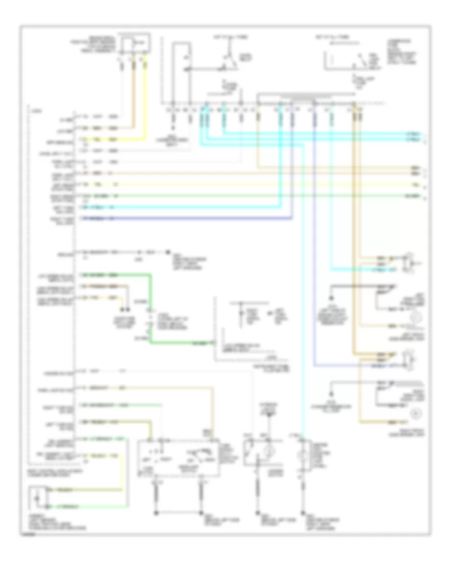 Exterior Lamps Wiring Diagram 1 of 2 for Chevrolet Cobalt SS 2009