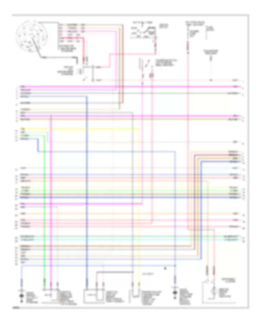 4.3L (VIN Z), Engine Performance Wiring Diagrams, AT (2 of 3) for Chevrolet Cab  Chassis C2500 1994