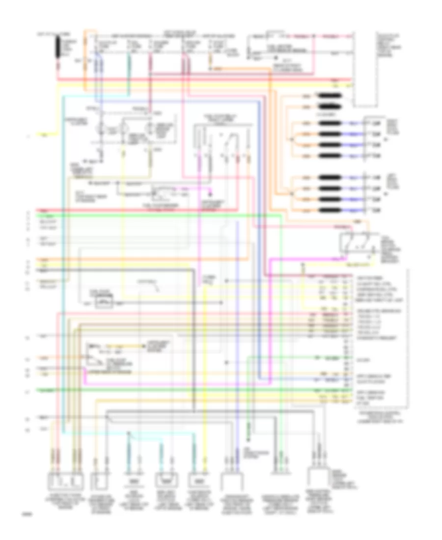 6.5L (VIN P), Engine Performance Wiring Diagrams, 4L60E AT (2 of 2) for Chevrolet Cab  Chassis C2500 1994
