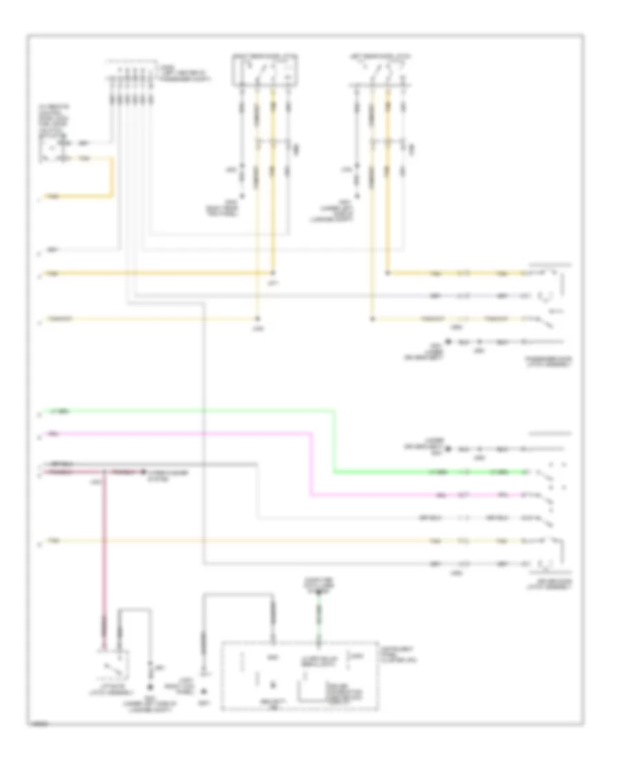 Forced Entry Wiring Diagram 2 of 2 for Chevrolet Captiva Sport LS 2013