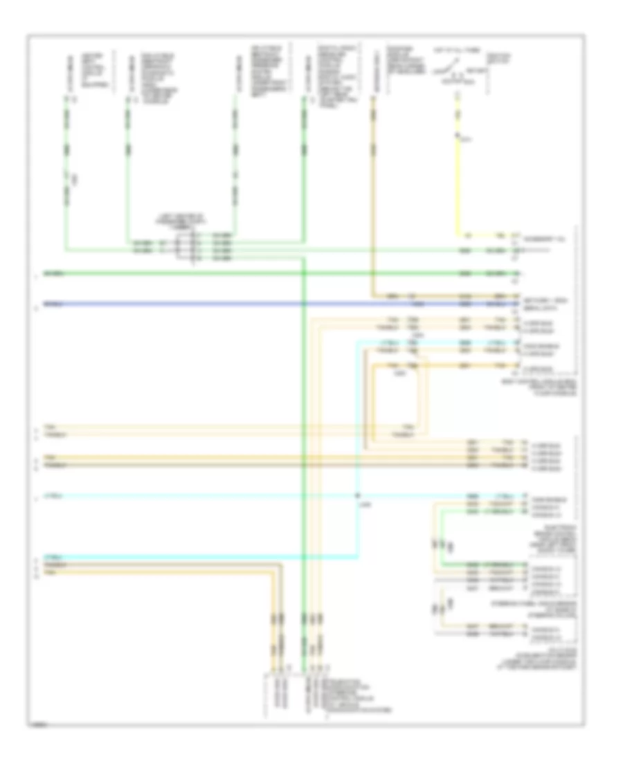 Computer Data Lines Wiring Diagram 2 of 2 for Chevrolet Captiva Sport LS 2013