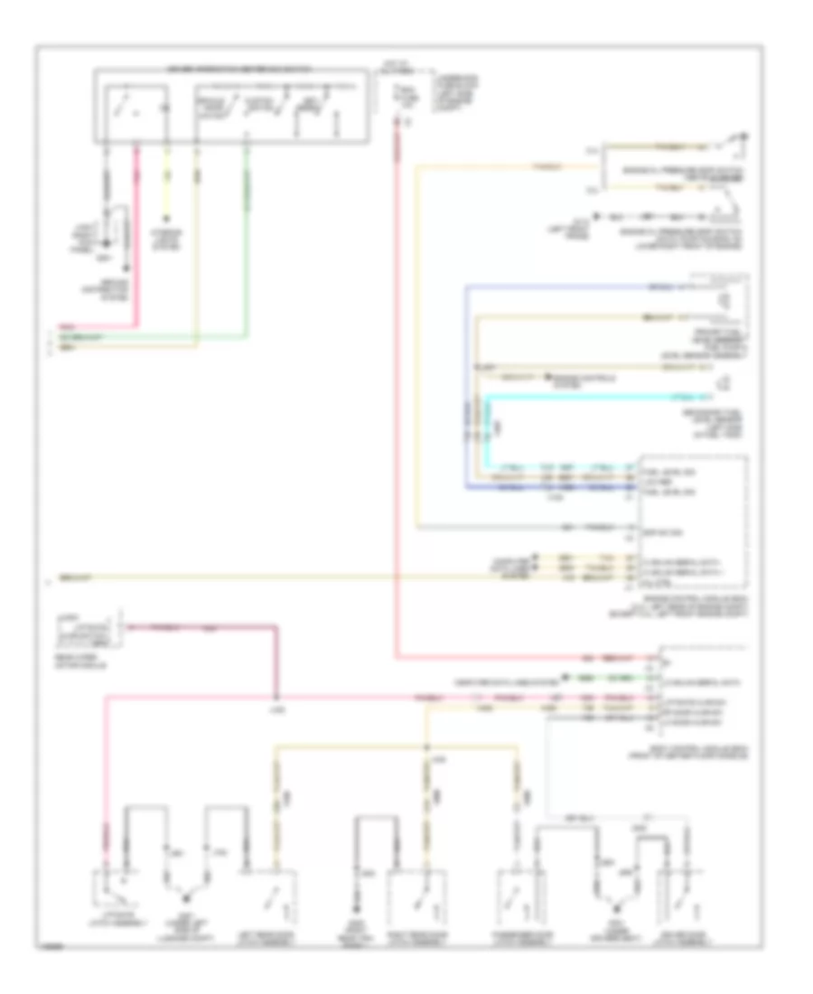 Instrument Cluster Wiring Diagram 2 of 2 for Chevrolet Captiva Sport LS 2013