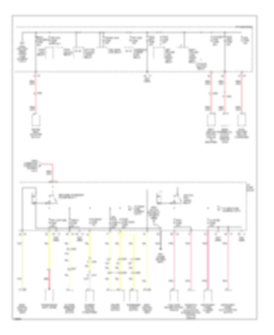 Power Distribution Wiring Diagram 3 of 4 for Chevrolet Captiva Sport LS 2013