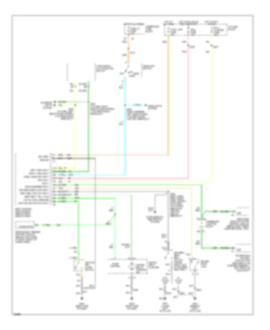 Warning System Wiring Diagrams for Chevrolet Venture LS 2002