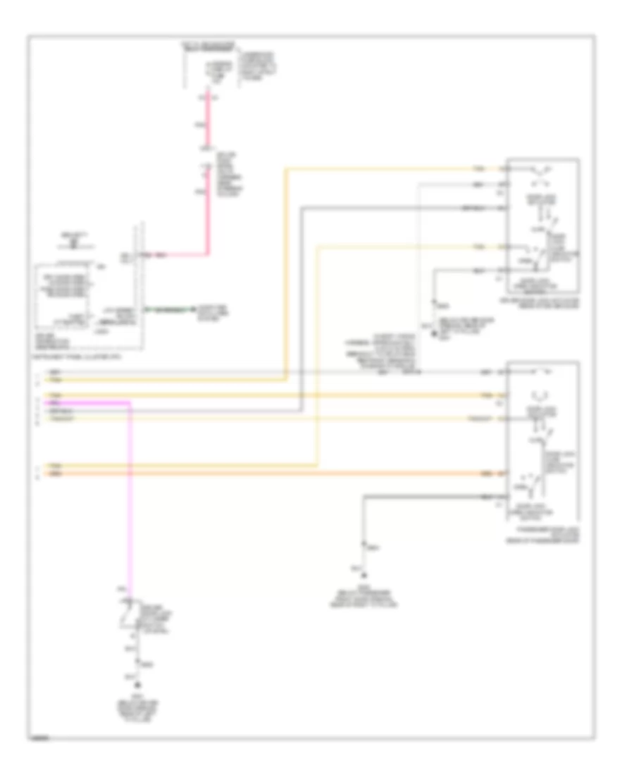 Forced Entry Wiring Diagram 2 of 2 for Chevrolet Monte Carlo LS 2007