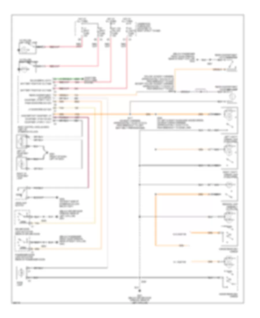 Courtesy Lamps Wiring Diagram for Chevrolet Monte Carlo LS 2007