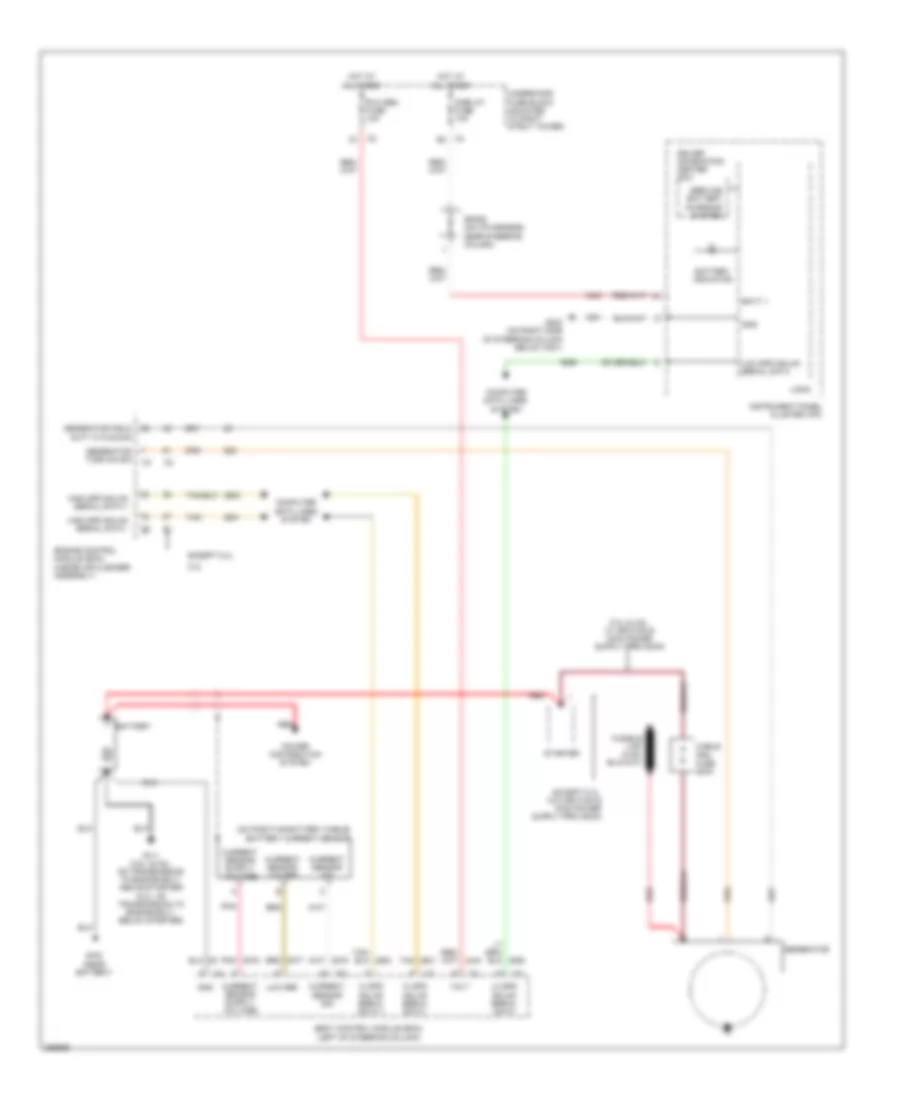 Charging Wiring Diagram for Chevrolet Monte Carlo LS 2007
