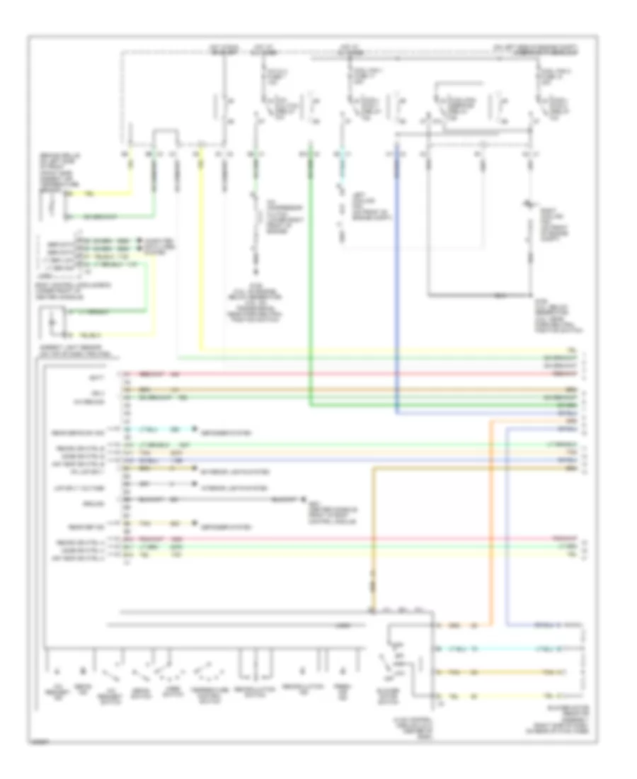 Manual A C Wiring Diagram 1 of 2 for Chevrolet Malibu Classic LS 2008