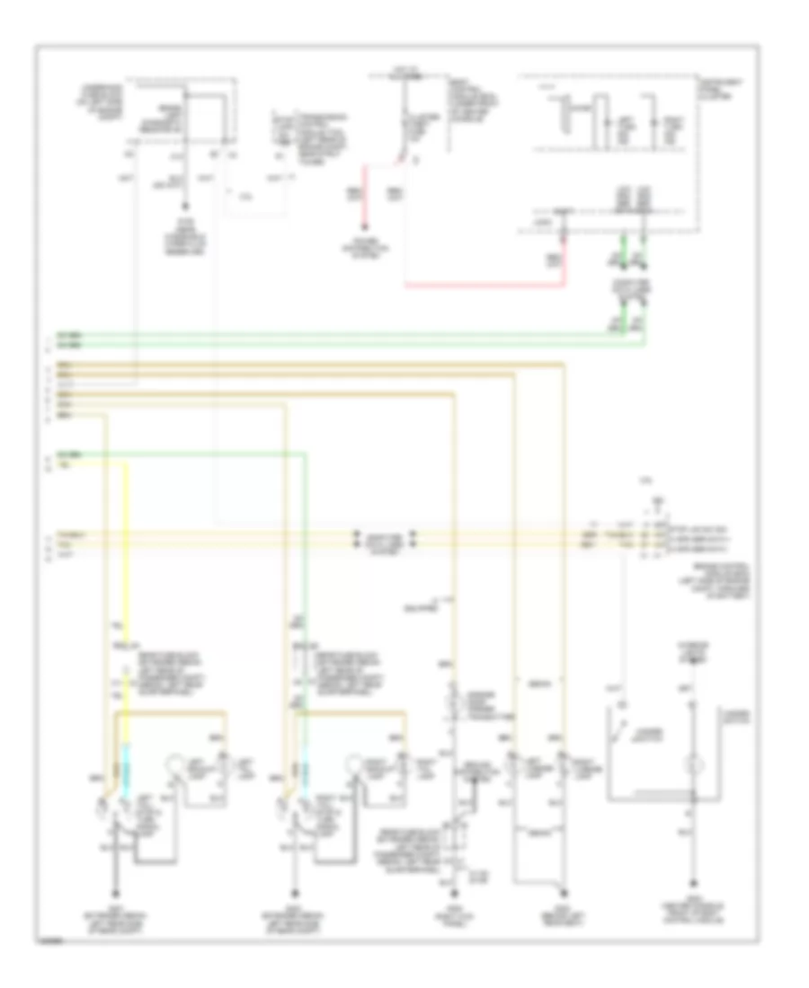 Exterior Lamps Wiring Diagram 2 of 2 for Chevrolet Malibu Classic LS 2008