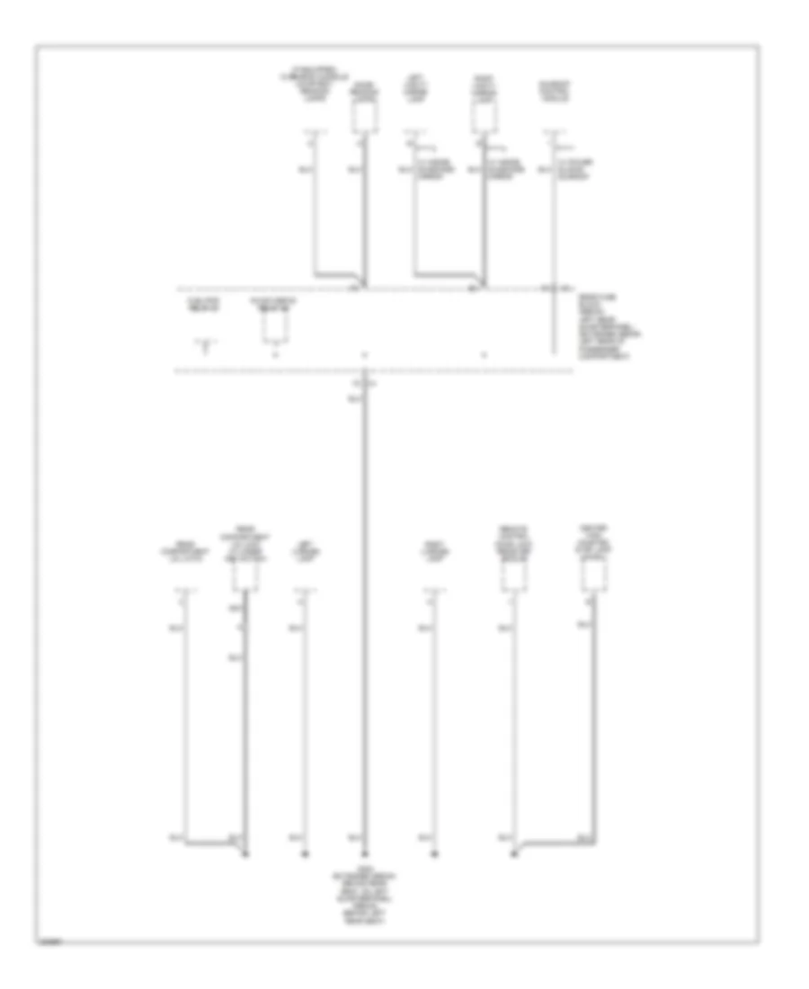 Ground Distribution Wiring Diagram (3 of 4) for Chevrolet Malibu Classic LS 2008