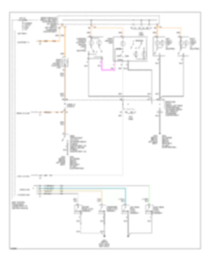 Courtesy Lamps Wiring Diagram for Chevrolet Malibu Classic LS 2008
