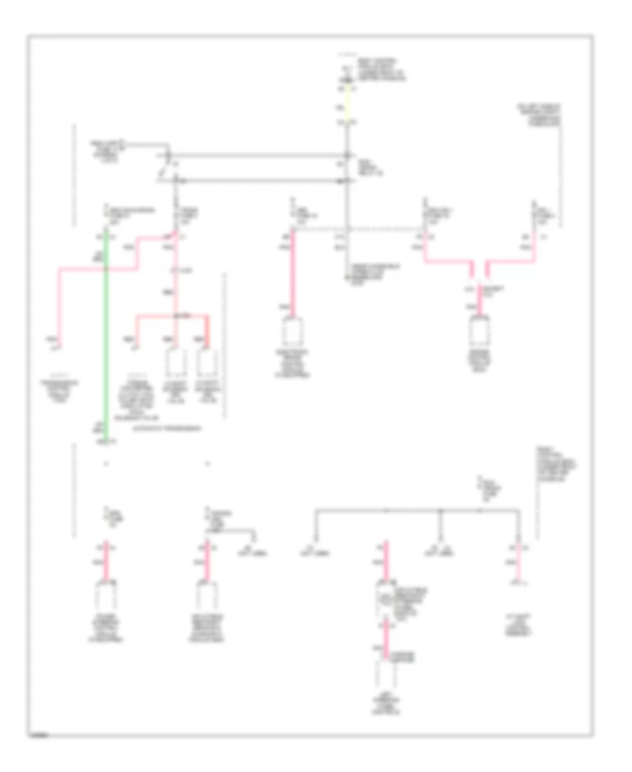 Power Distribution Wiring Diagram 5 of 5 for Chevrolet Malibu Classic LS 2008