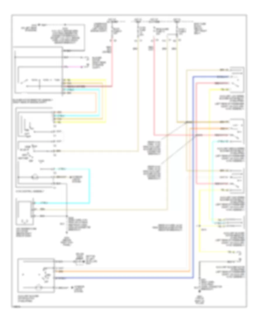 Heater Wiring Diagram for Chevrolet Chevy Express G2500 2005