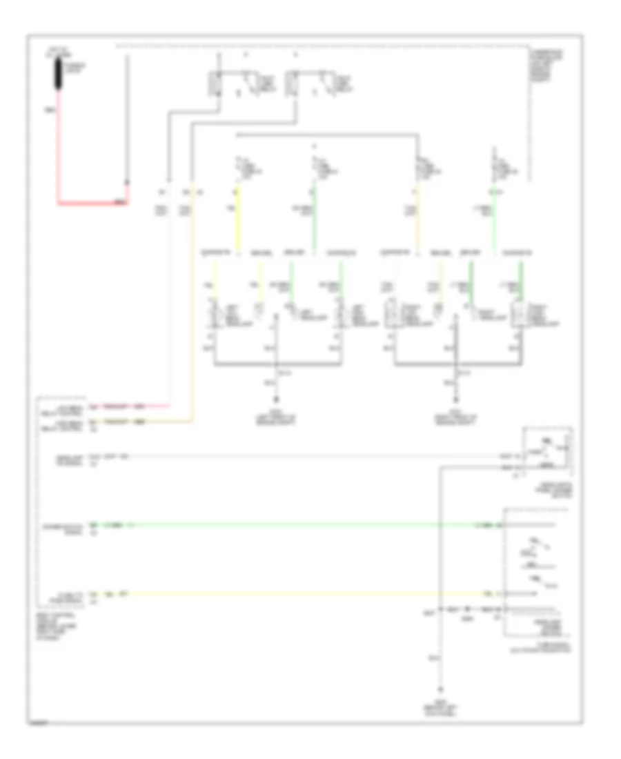 Headlights Wiring Diagram for Chevrolet Chevy Express G2005 2500