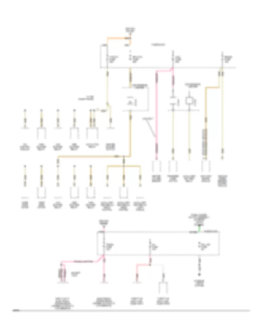Power Distribution Wiring Diagram, Gasoline (3 of 4) for Chevrolet Cab  Chassis C3500 1994