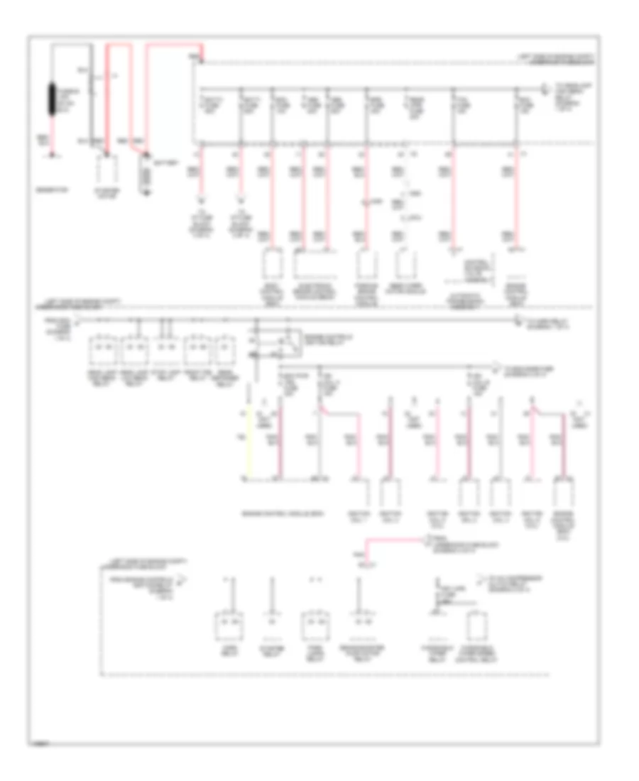 Power Distribution Wiring Diagram 1 of 4 for Chevrolet Captiva Sport LT 2013