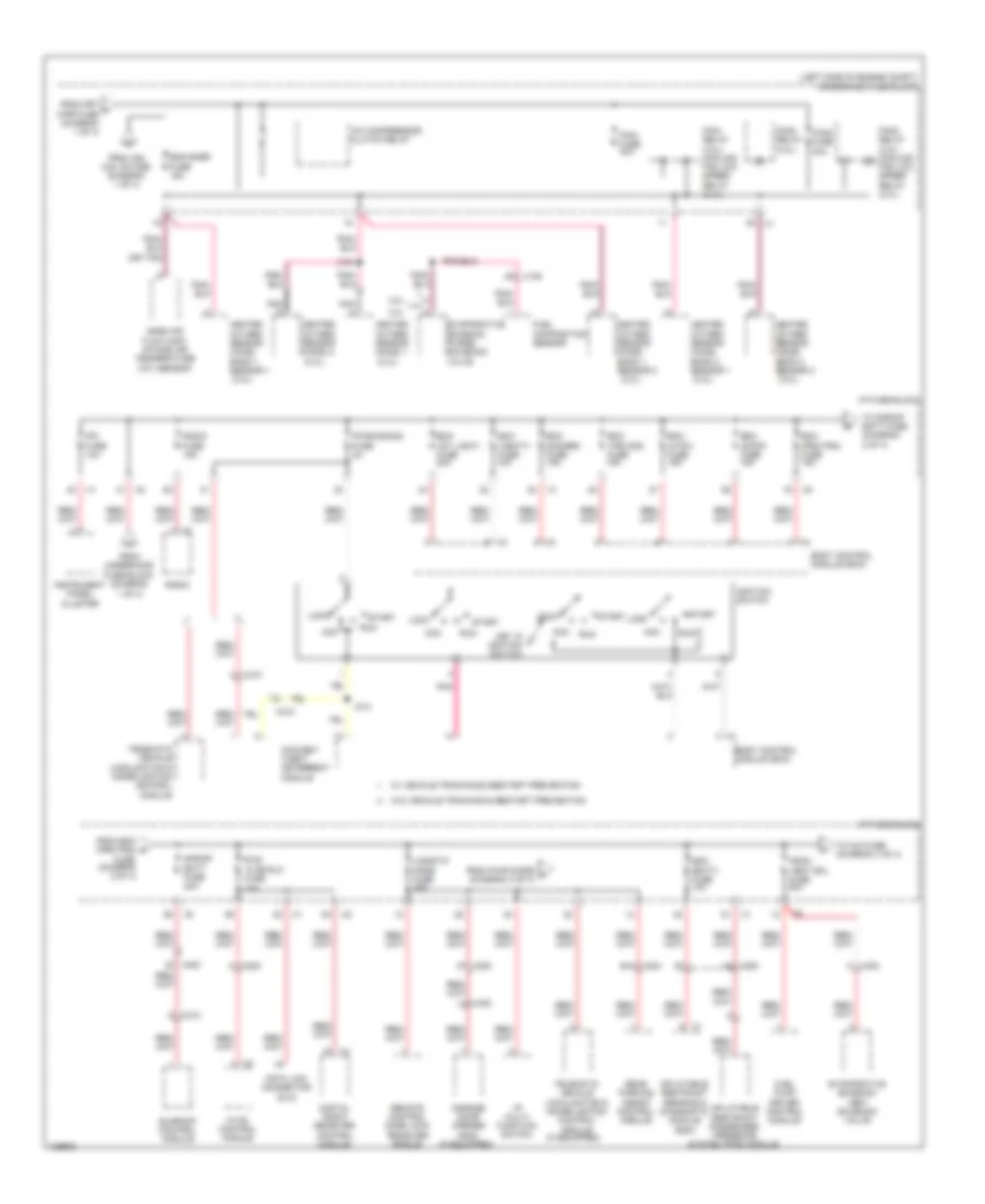 Power Distribution Wiring Diagram (2 of 4) for Chevrolet Captiva Sport LT 2013