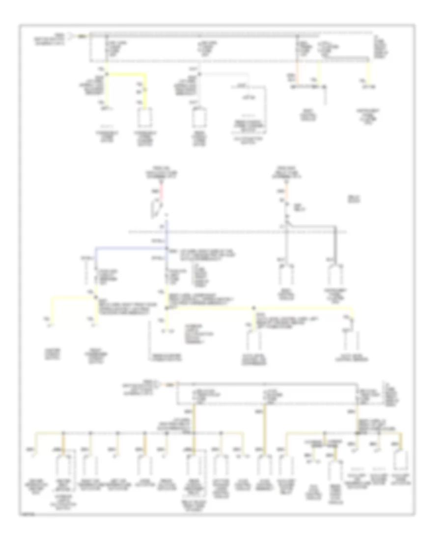 Power Distribution Wiring Diagram 4 of 4 for Chevrolet Venture LT 2002