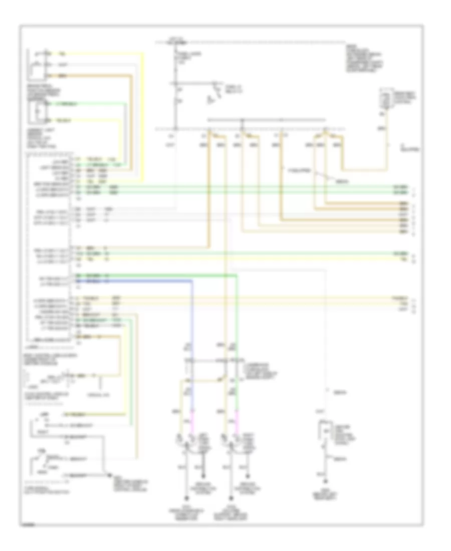 Exterior Lamps Wiring Diagram 1 of 2 for Chevrolet Malibu Classic LT 2008