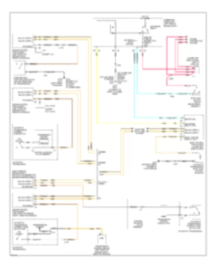 Shift Interlock Wiring Diagram for Chevrolet Silverado 3500 HD 2012