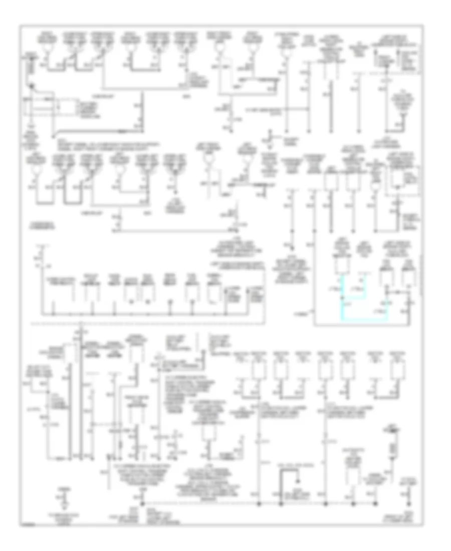 Ground Distribution Wiring Diagram 1 of 6 for Chevrolet Silverado HD 2012 3500